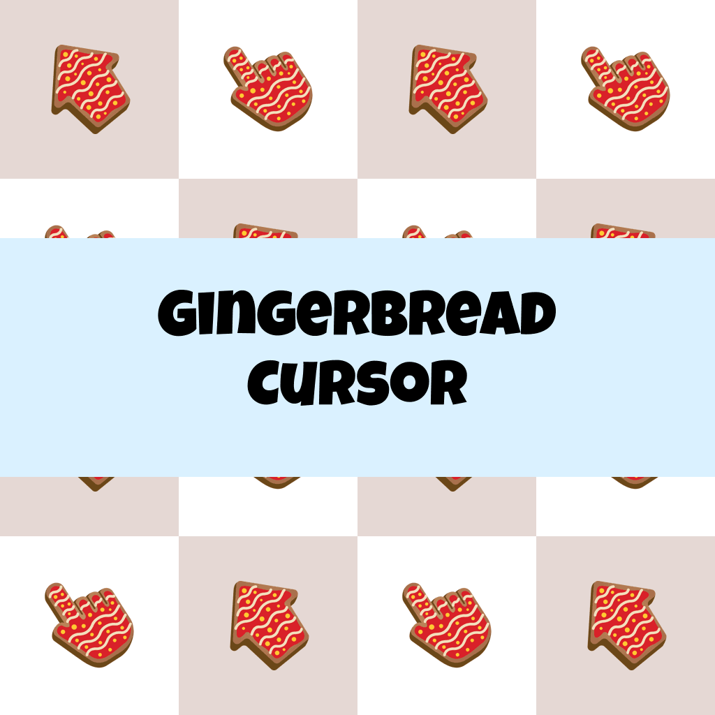 Preview Gingerbread cursor custom cursor pack
